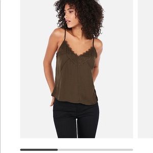 Express lace trim top